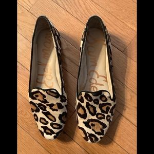 Sam Edelman flat shoes leopard print 7.5